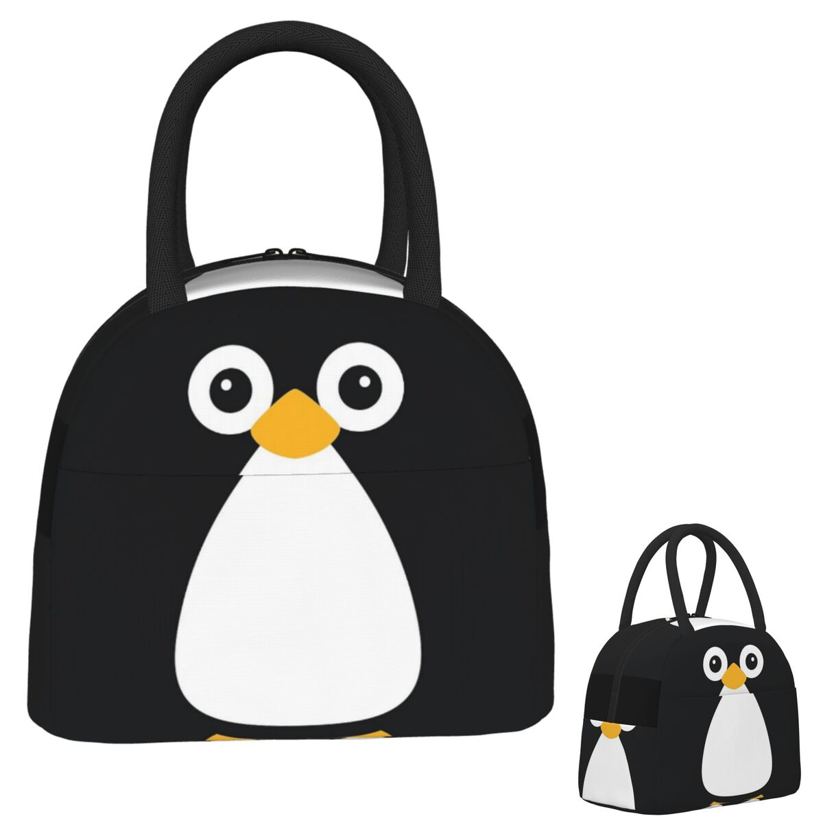 Women Bags Vector - 여성용 귀여운 벡터 펭귄 절연 도시락