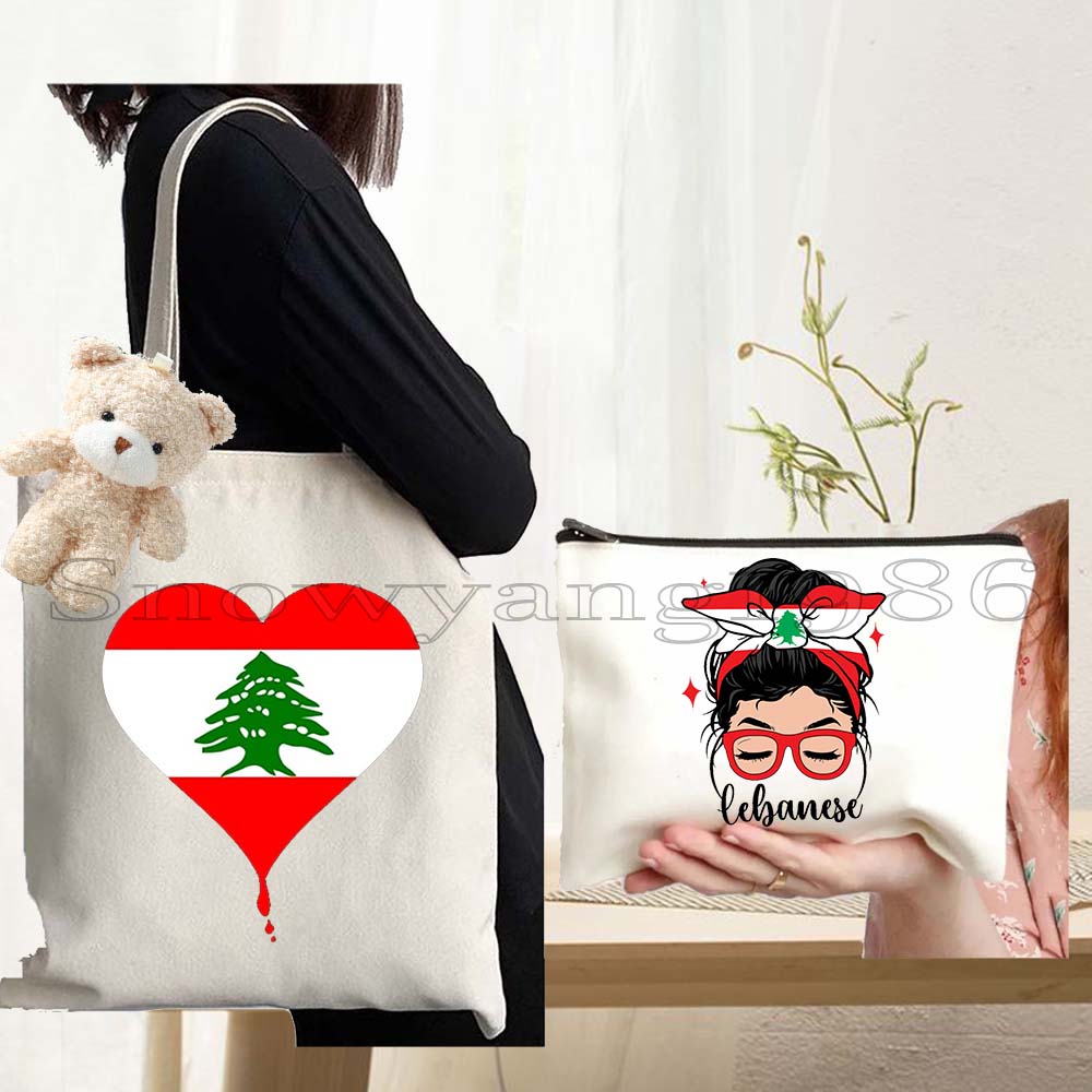 Women Bags Lebanon - 3PCS 사랑 베이루트 레바논 국기 루트