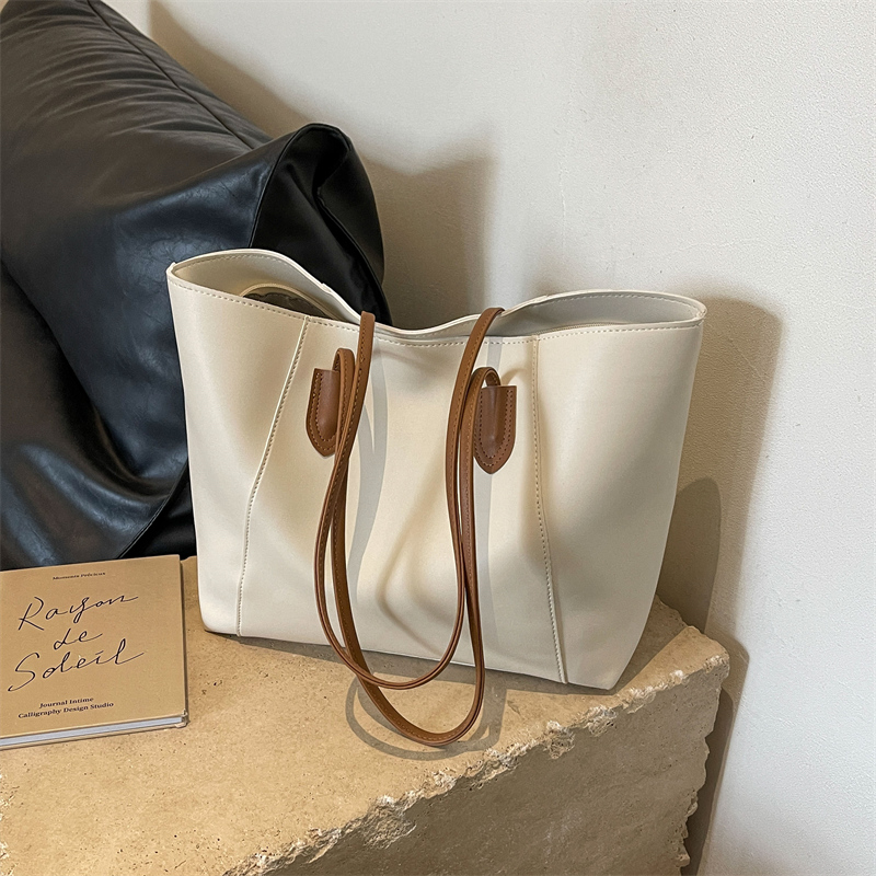 Women Bags Sale - 지퍼 토트백 솔리드 여성 가방, PU