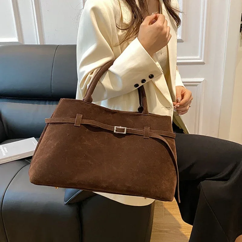 Women Bags Sale - 여성용 가방 버클 장식 디자인 솔리드