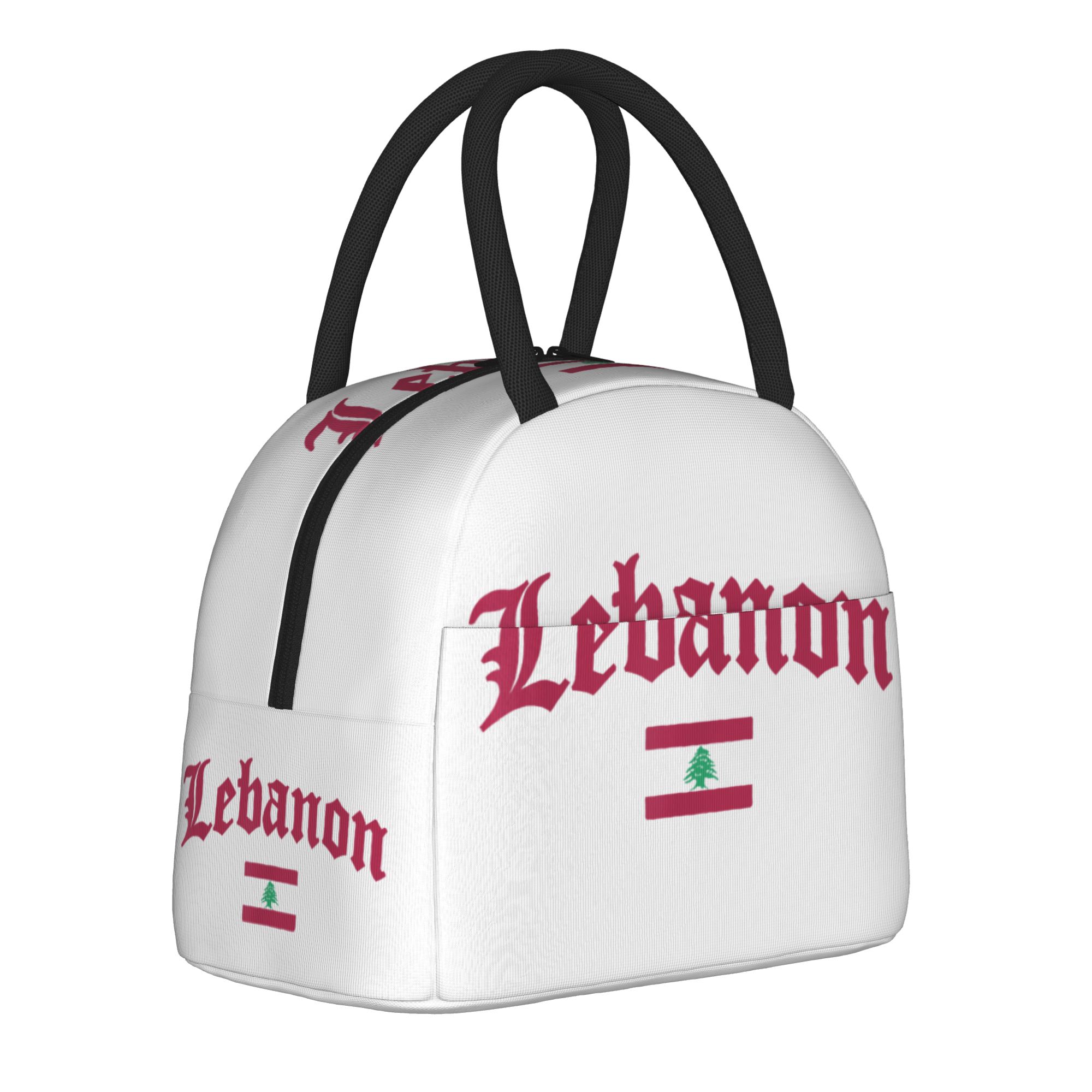 Women Bags Lebanon - 레바논 국기 절연 도시락 가방 쿨러