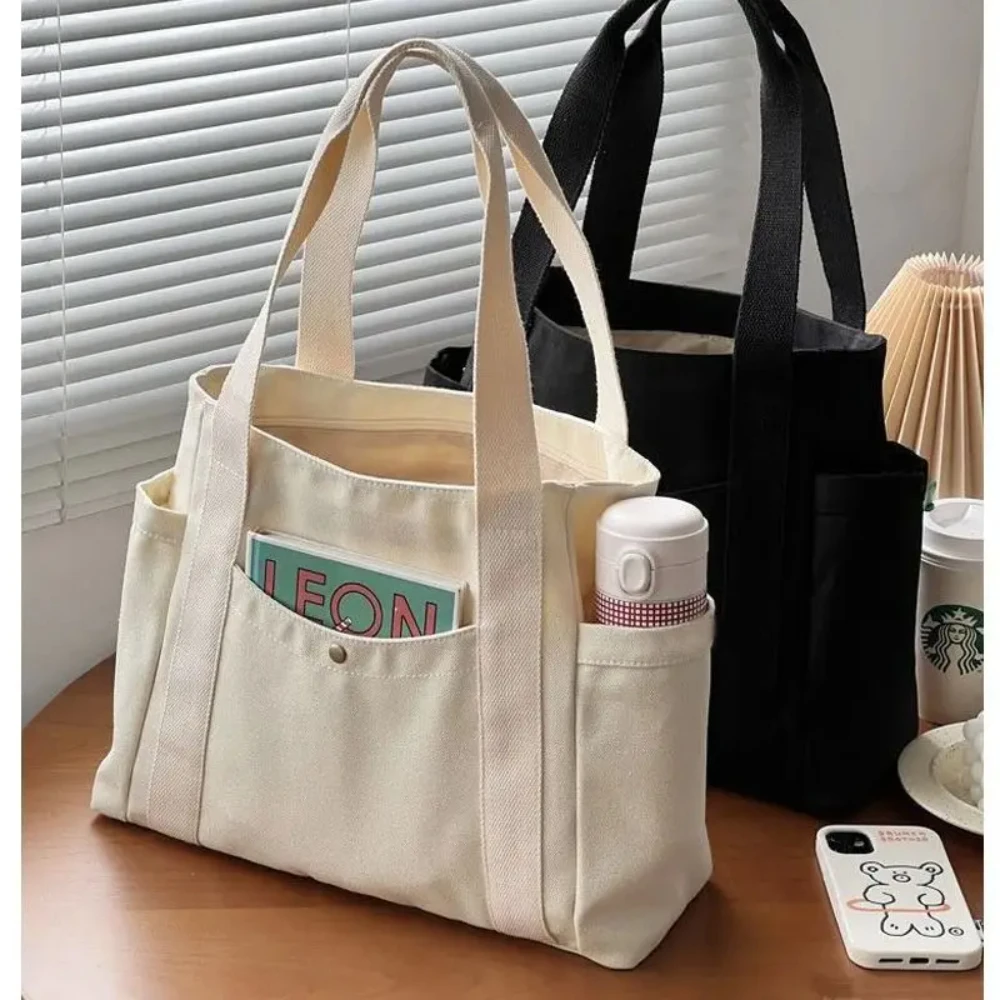 Women Bags Sale - 작업 통근을위한 대용량 캔버스 토트 백