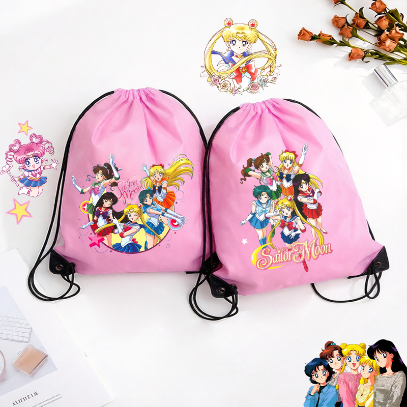 Women'S Vogue Bags - SailorsMoon 소녀 드로스트링 가방 여성 스포츠