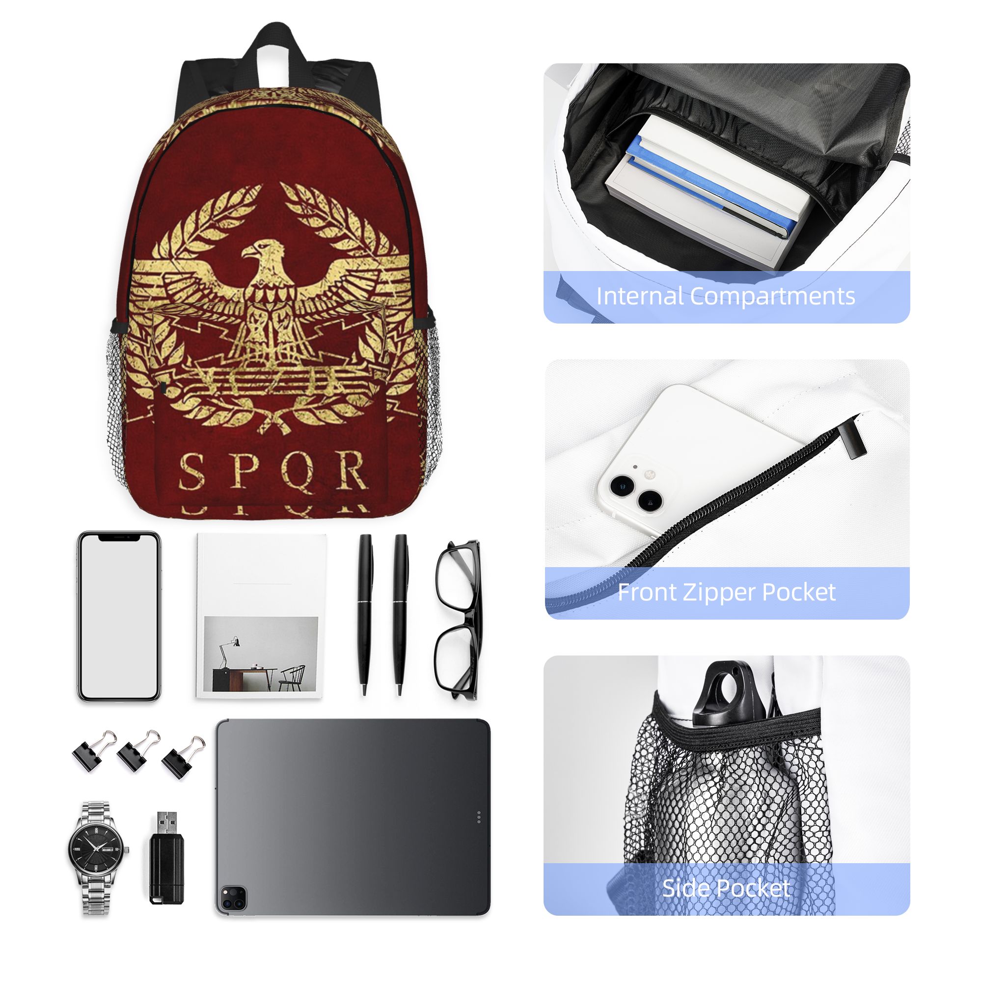 Women Bags Rome - 로마 SPQR 로마 배낭 핫 세일