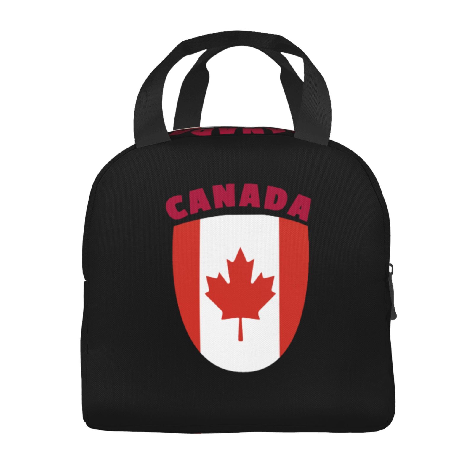 캐나다 국기 인쇄 학교용 절연 점심 가방 방수 쿨러 열 - Women Bags In Canada 리뷰 및 가격