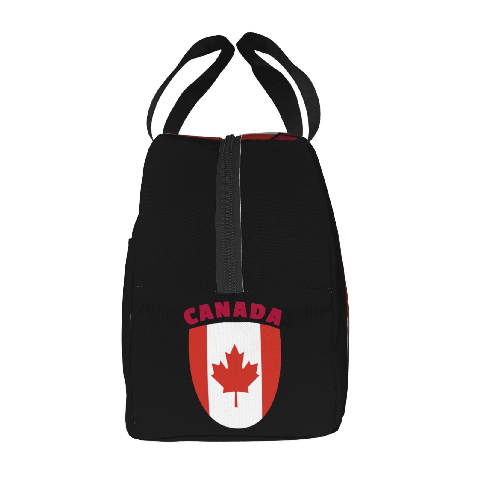 캐나다 국기 인쇄 학교용 절연 점심 가방 방수 쿨러 열 - Women Bags In Canada 리뷰 및 가격