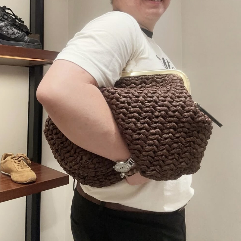 손으로 짠 키스락 프레임 숄더 라피아 클립 스트로 비치 - Women Bags On Sale 리뷰 및 가격