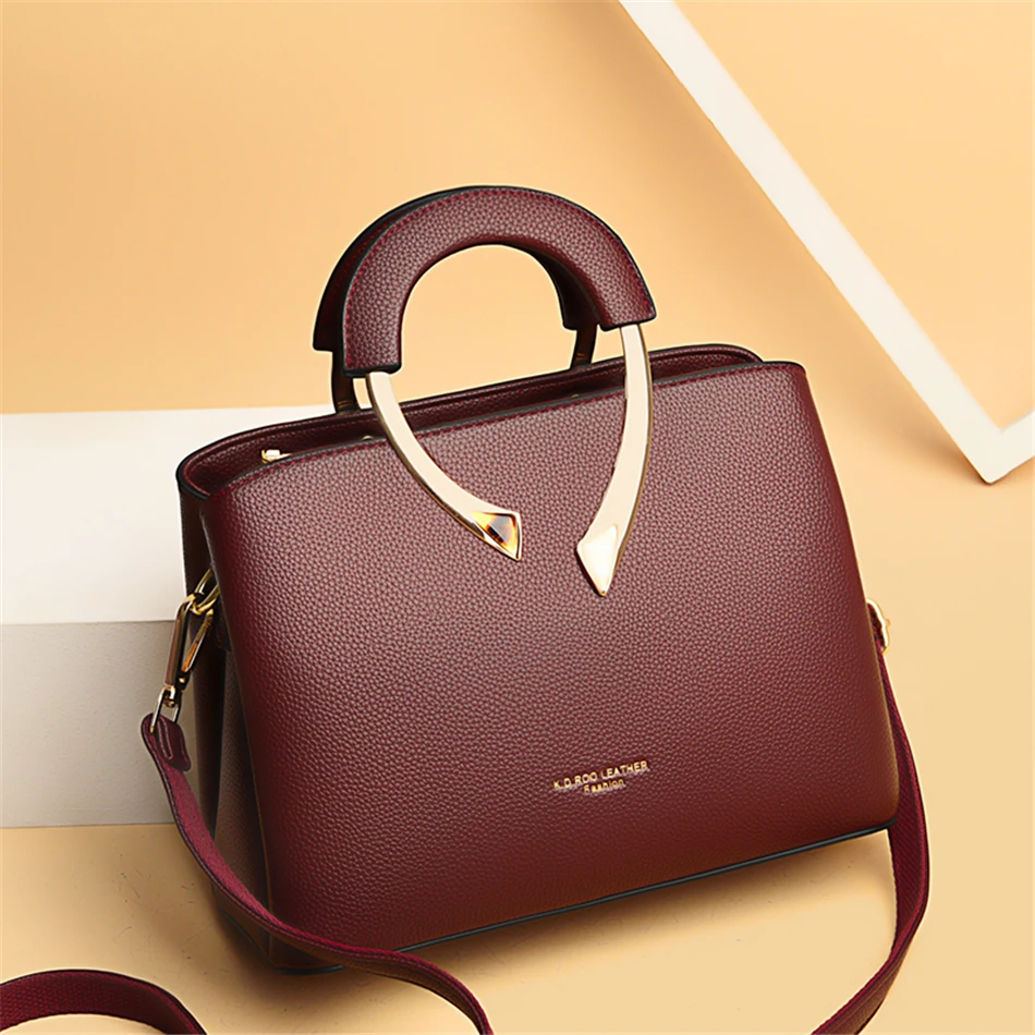 정품 VANDERWAH 고품질 Pu 가죽 캐주얼 토트  - Women Bags Low Price 리뷰 및 가격