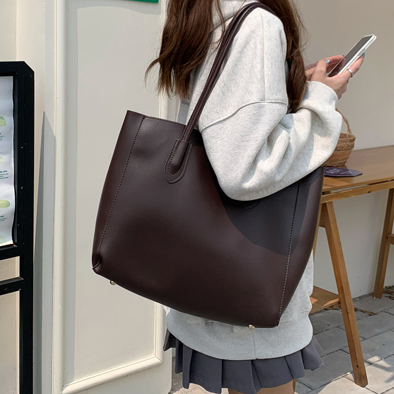 빈티지 여성 토트백, 한국 신제품, 대용량, 심플한 통 - Women Bags Low Price 리뷰 및 가격