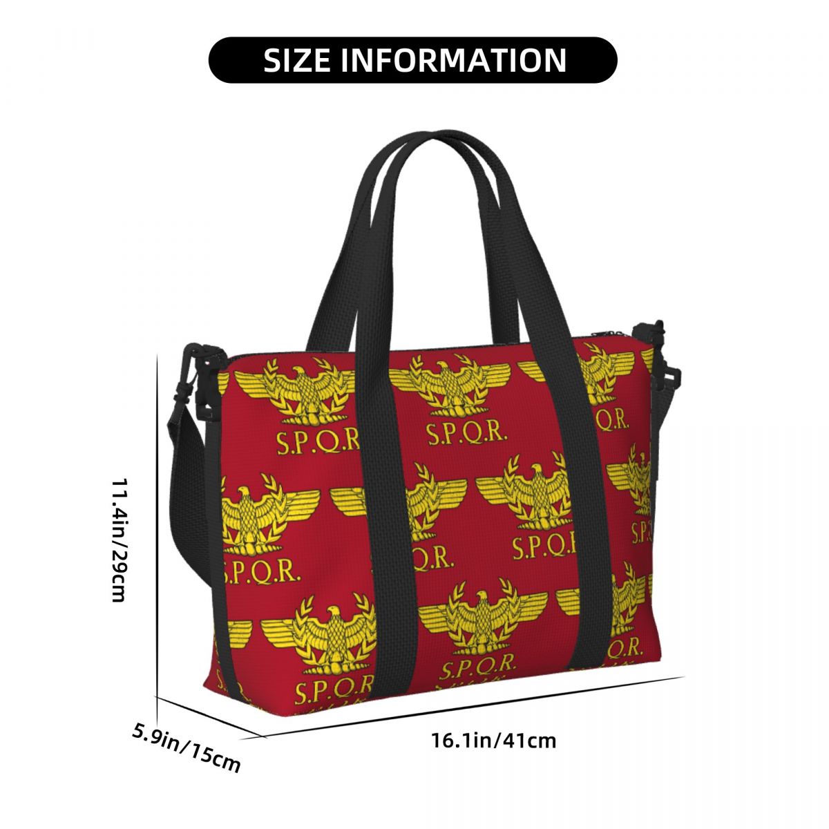 사용자 정의 로마 SPQR 로마 해변 여행 가방 체육관 - Women Bags Rome 리뷰 및 가격