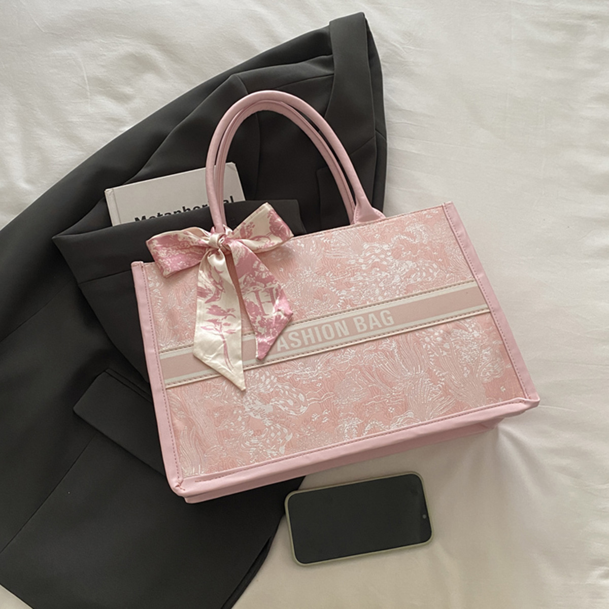 럭셔리하고 우아한 여성용 토트백, 자수 꽃무늬 PU 가 - Women Bags On Sale 리뷰 및 가격