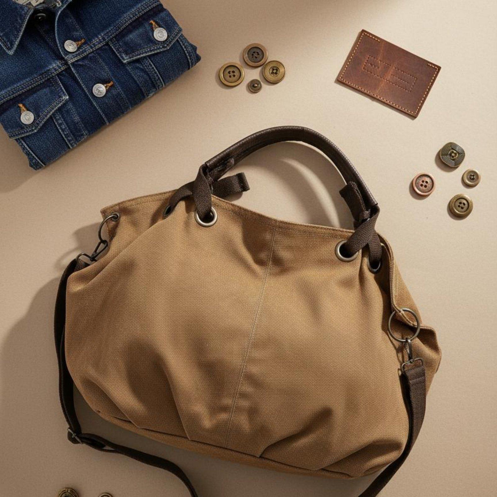 캔버스 캐리올 빈티지 작업복 오버사이즈 크로스바디 백  - Women Bags For Office Use 리뷰 및 가격