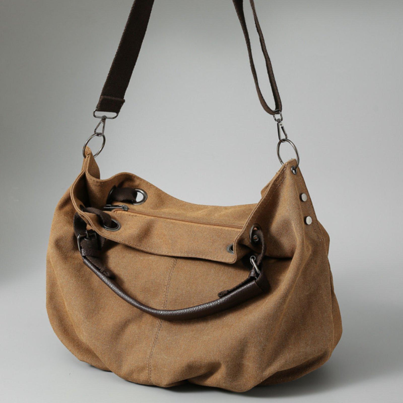 캔버스 캐리올 빈티지 작업복 오버사이즈 크로스바디 백  - Women Bags For Office Use 리뷰 및 가격