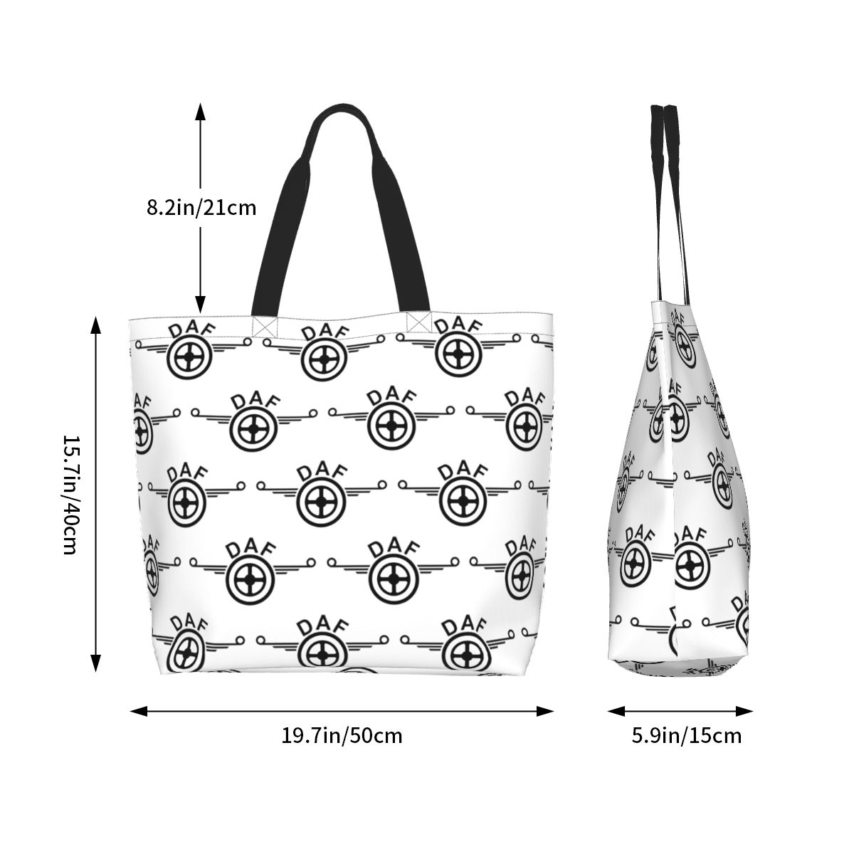 Daf 트럭 로고 벡터 디자인 쇼핑 토트백 캔버스 대용 - Women Bags Vector 리뷰 및 가격