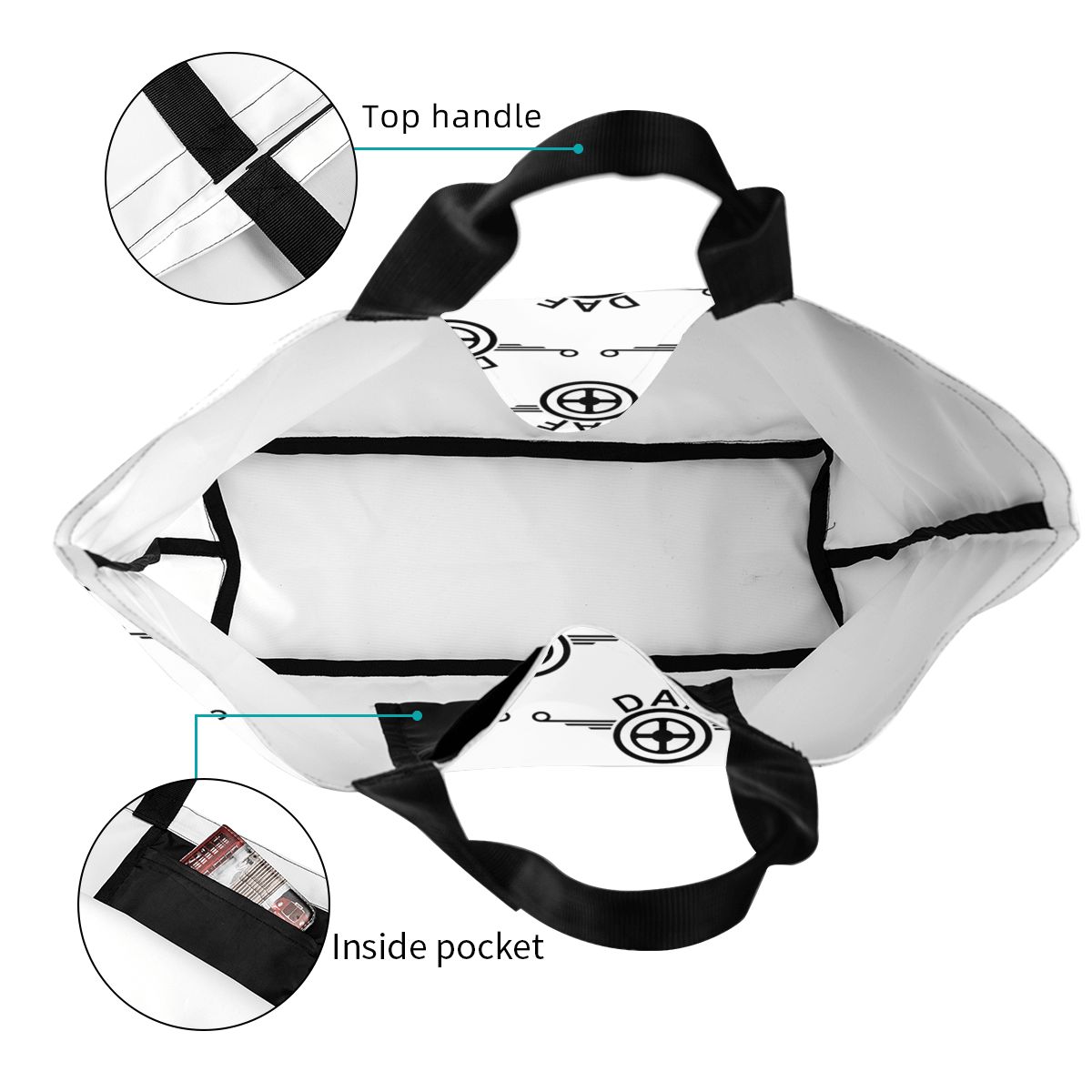 Daf 트럭 로고 벡터 디자인 쇼핑 토트백 캔버스 대용 - Women Bags Vector 리뷰 및 가격