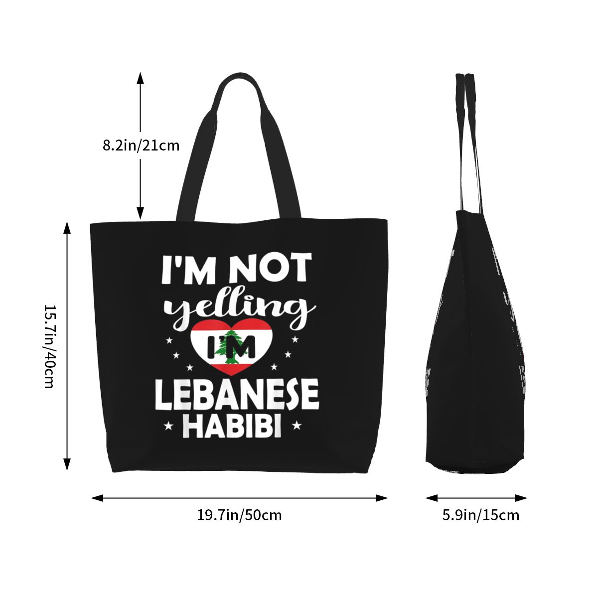 레바논 국기 레바논 유산 레바논 쇼핑 토트백 캔버스 대 - Women Bags Lebanon 리뷰 및 가격
