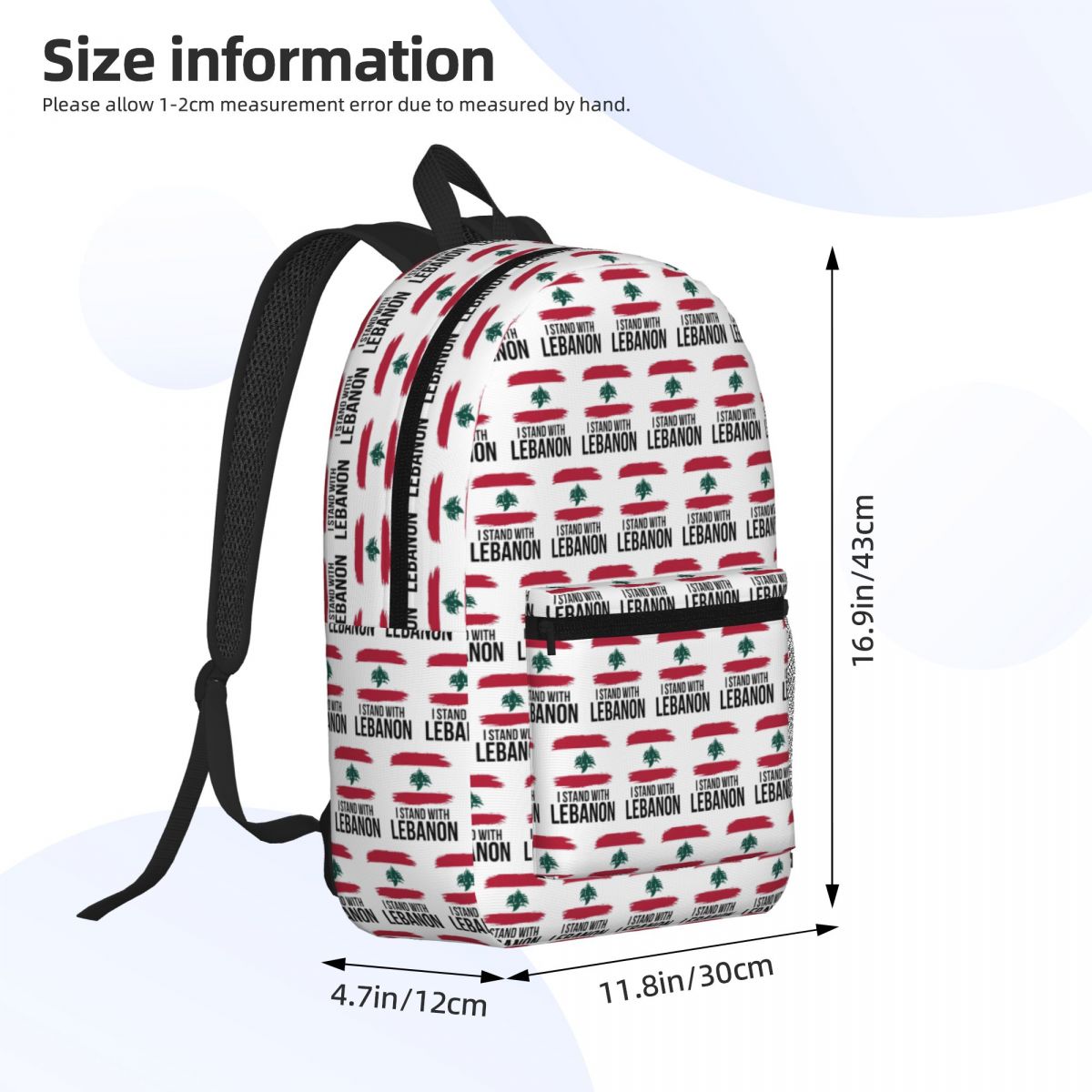 레바논 무료 학생 배낭 학교 가방 하이킹 여행 데이팩  - Women Bags Lebanon 리뷰 및 가격