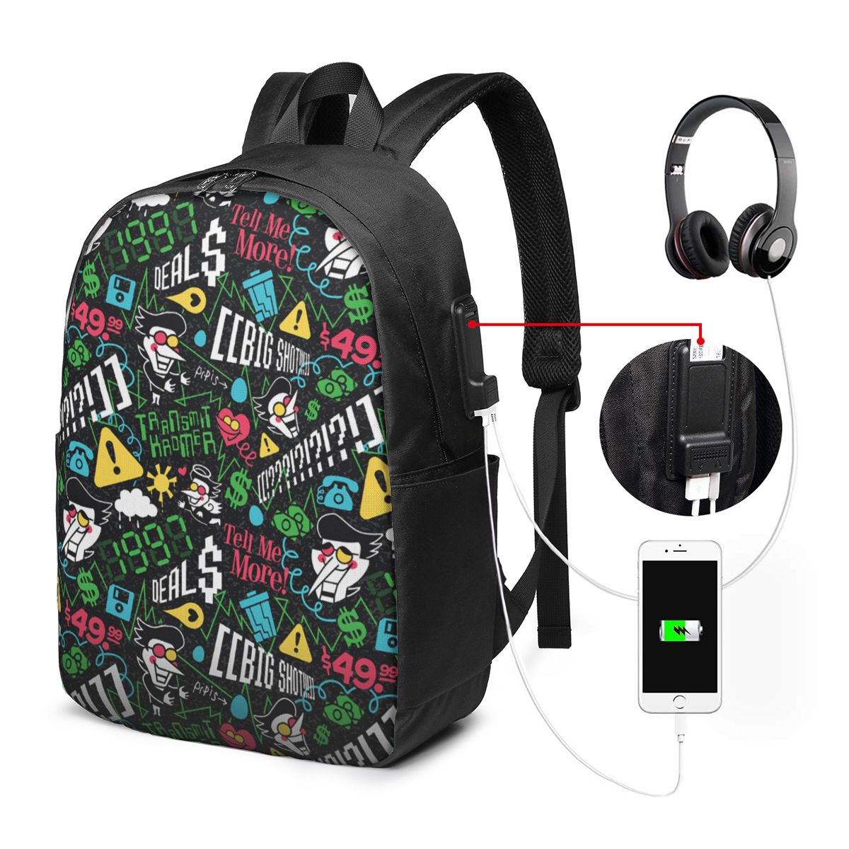 Deltarune SPAMTON G 배낭 여행 노트북  - Women'S Bag 리뷰 및 가격