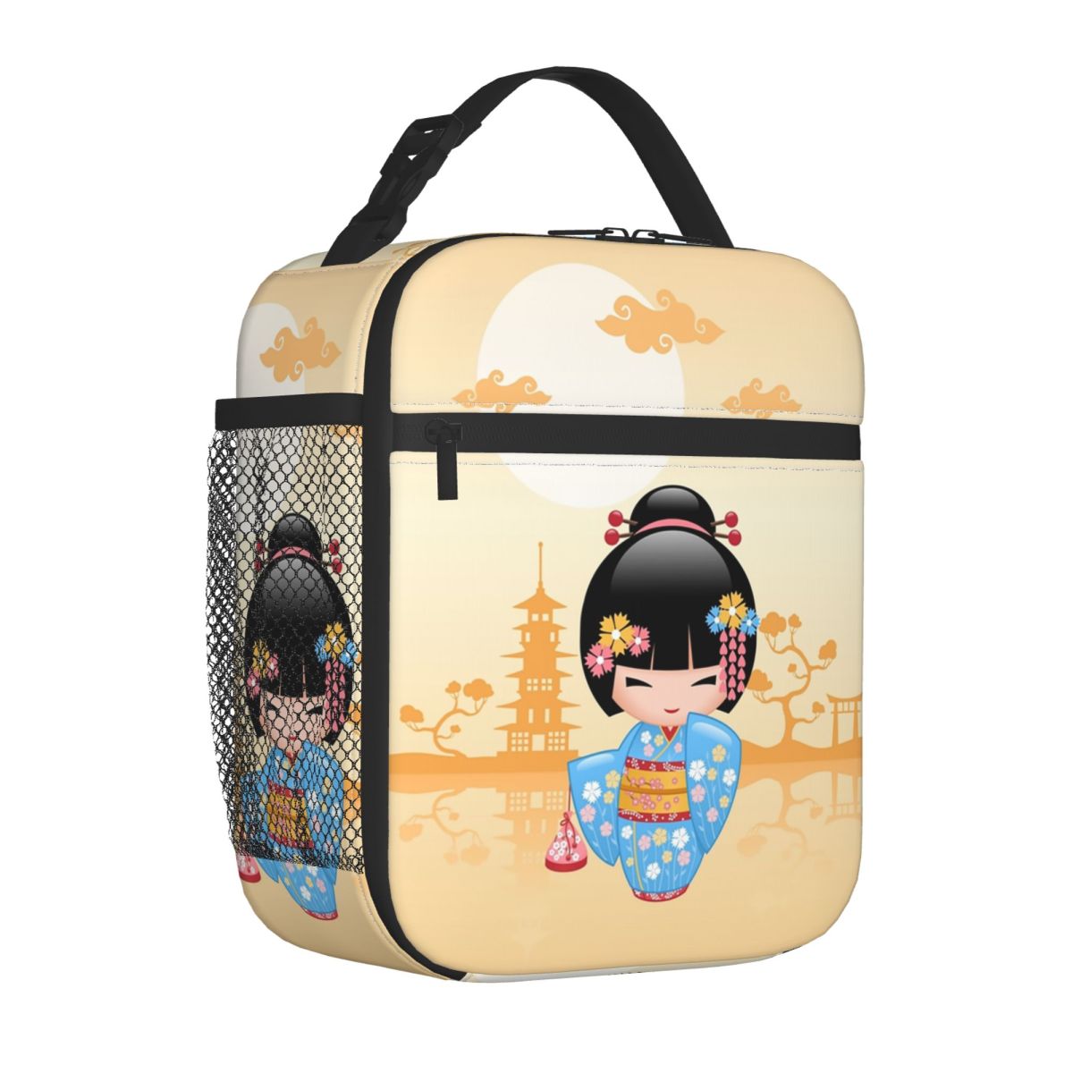 일본 마이코 코케시 인형 여성용 절연 도시락 가방 휴대 - Women Bags Vector 리뷰 및 가격