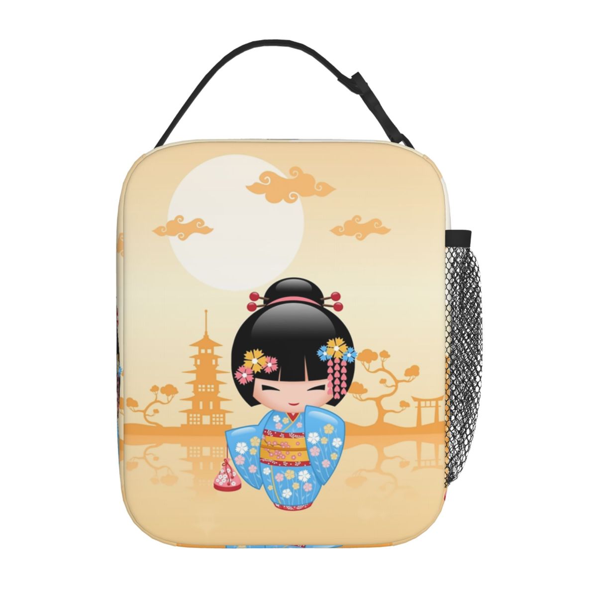 일본 마이코 코케시 인형 여성용 절연 도시락 가방 휴대 - Women Bags Vector 리뷰 및 가격