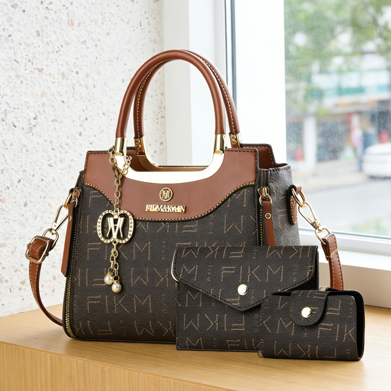 3피스 세트 고급 프린트 레터링 가방, 프리미엄 패셔너 - Women'S Bags Handbags 리뷰 및 가격