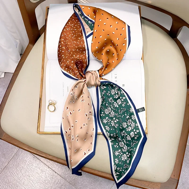 디자인 프린트 스키니 스카프 플래드 말털 헤어밴드 스카 - Women Bags Brands 리뷰 및 가격