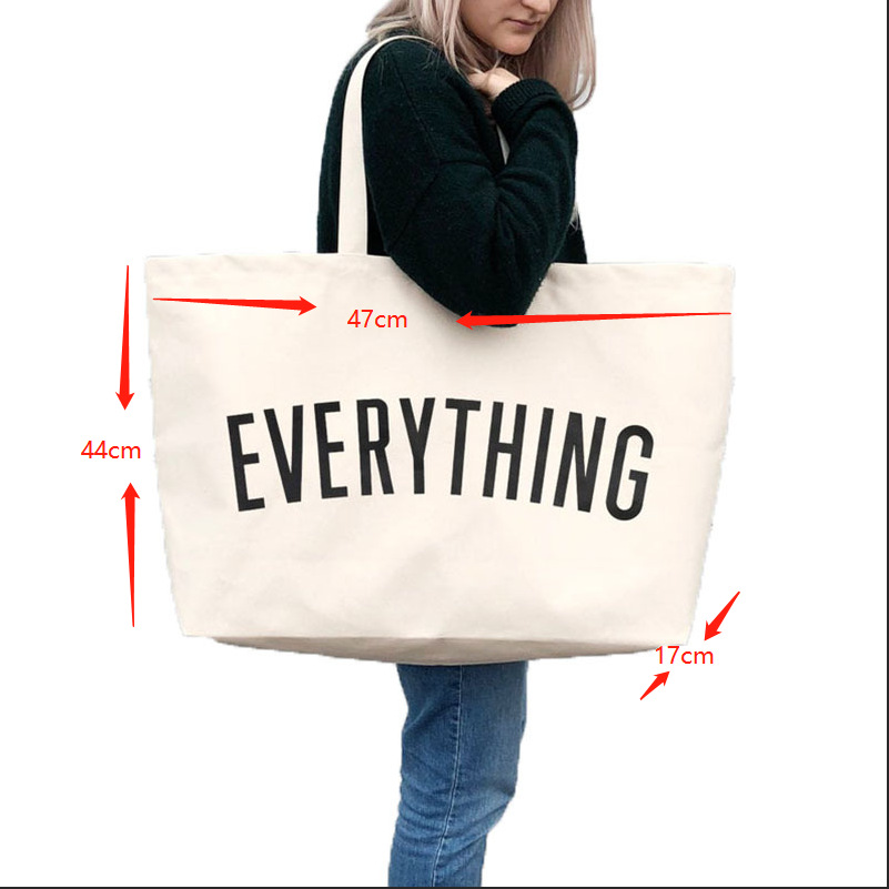 대용량 캔버스 토트 백 추가 편지 패션 비치 토트 백  - Women Bags Low Price 리뷰 및 가격