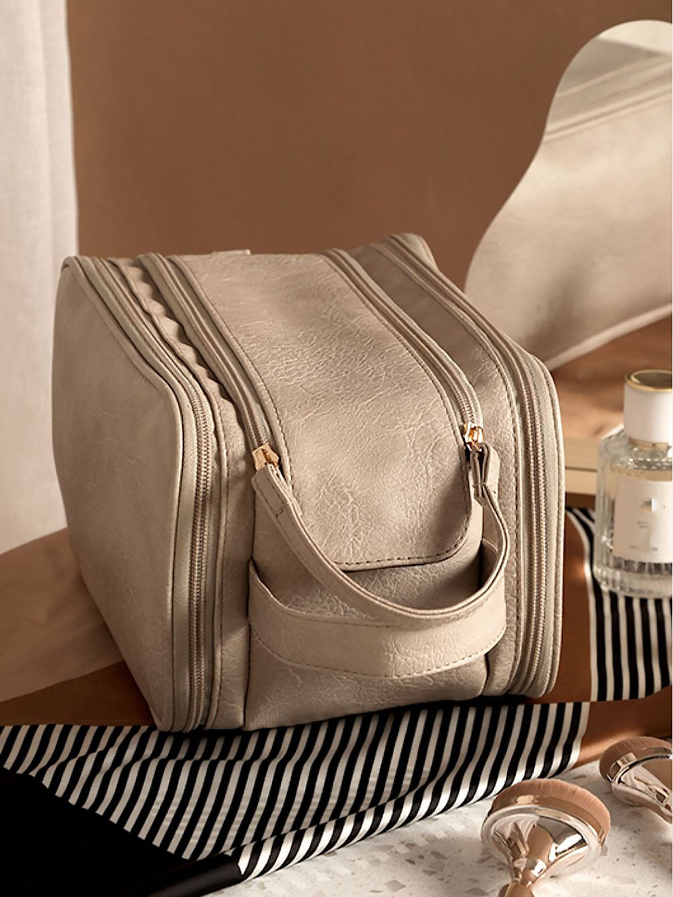 여성용 새로운 다기능 메이크업 가방, 대용량, 휴대용, - Women Bags Goyard 리뷰 및 가격