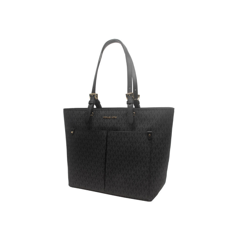 마이클 코어스 제트 세트 미디엄 로고 포켓 토트백 블랙 - Women'S Tote Bags Michael Kors 리뷰 및 가격