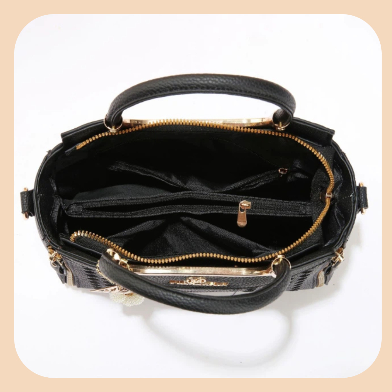 리치 그레인 PU 가죽으로 제작된 3종 핸드백 세트.  - Women'S Bags Handbags 리뷰 및 가격