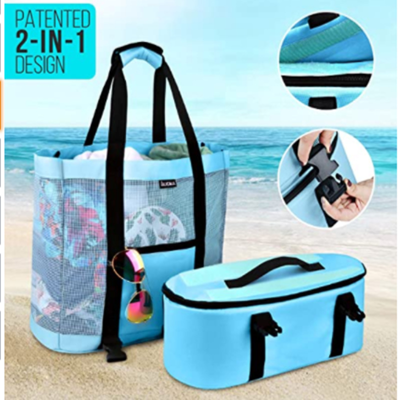 고용량 여성 메쉬 투명 가방 더블 레이어 열 보존 대형 - Women Bags Low Price 리뷰 및 가격