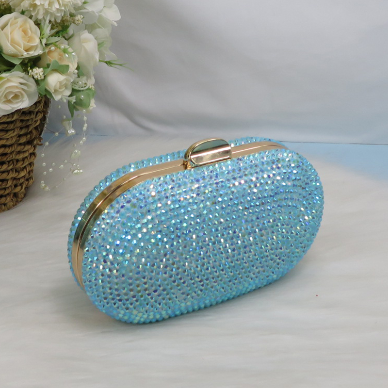 2025 신상 블루 그린 AB 블링 포인티드 토 웨딩  - Women Bags For Wedding 리뷰 및 가격