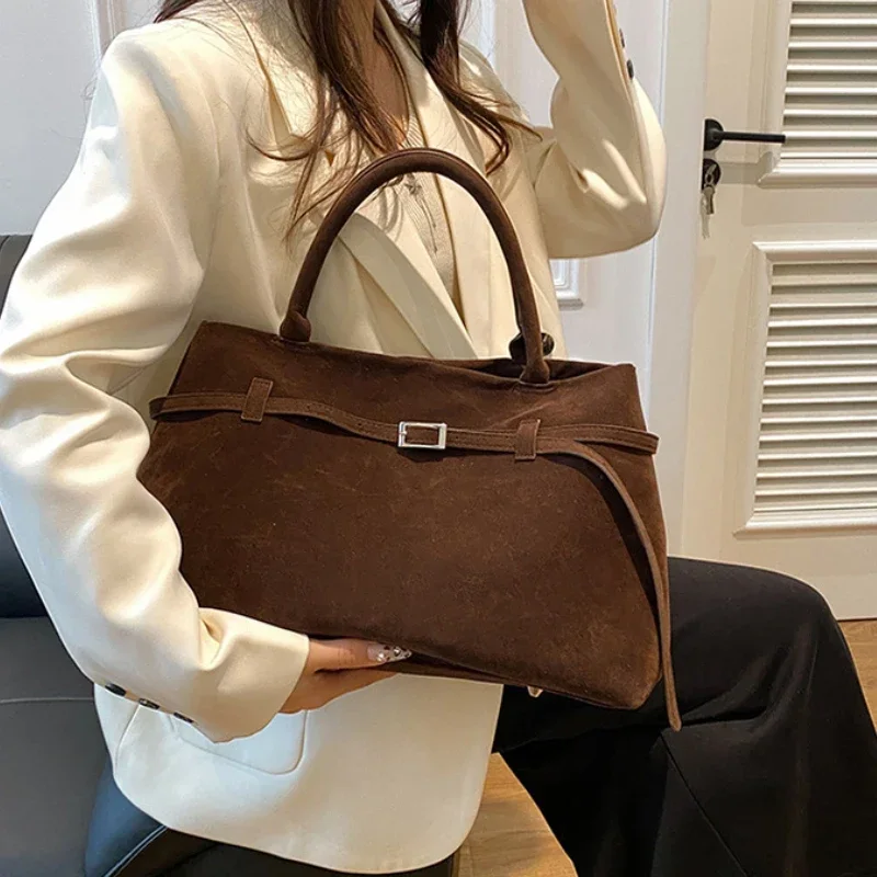 여성용 가방 버클 장식 디자인 솔리드 인조 스웨이드 토 - Women Bags Sale 리뷰 및 가격