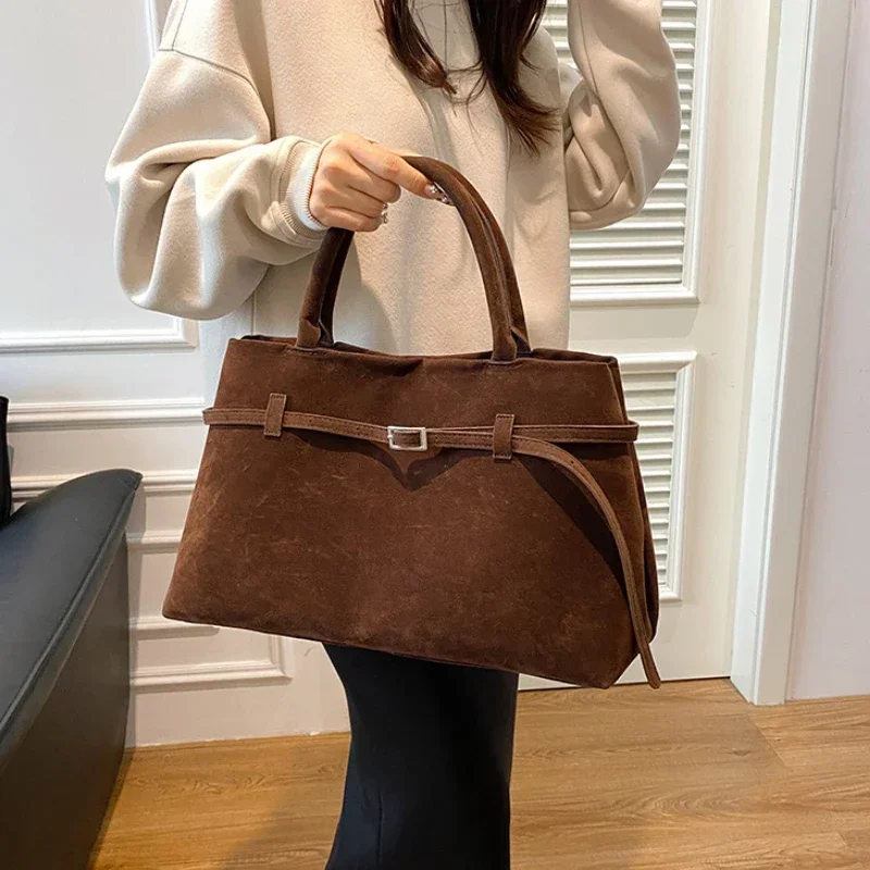 여성용 가방 버클 장식 디자인 솔리드 인조 스웨이드 토 - Women Bags Sale 리뷰 및 가격