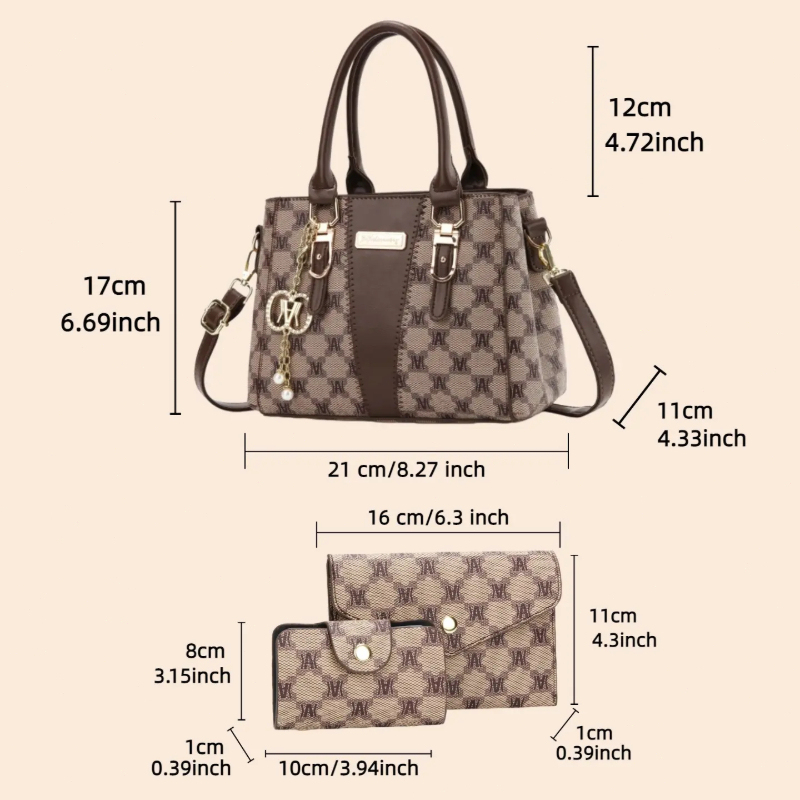 라이트 럭셔리 하이엔드 레터 프린트 핸드백, 패셔너블하 - Women'S Bags Handbags 리뷰 및 가격
