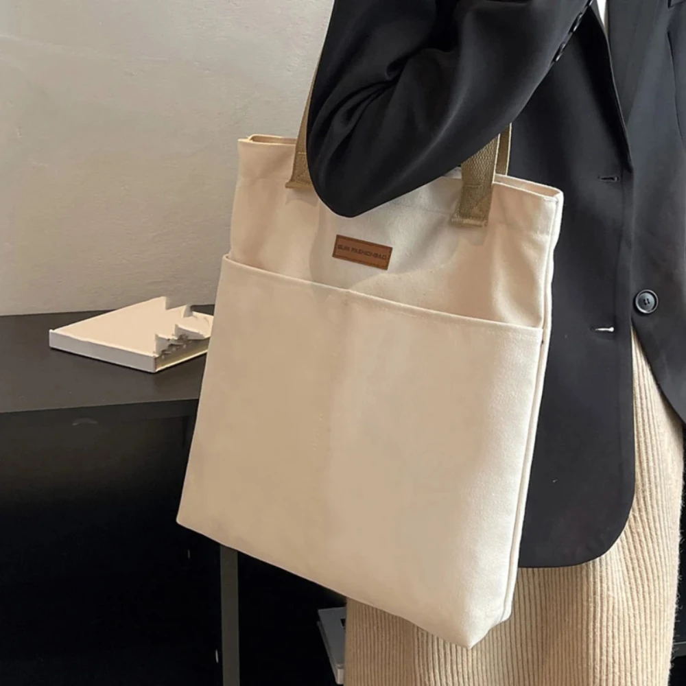 1Pc 여성용 토트 백 캔버스 바느질 실 대용량 고급  - Women Bags Sale 리뷰 및 가격
