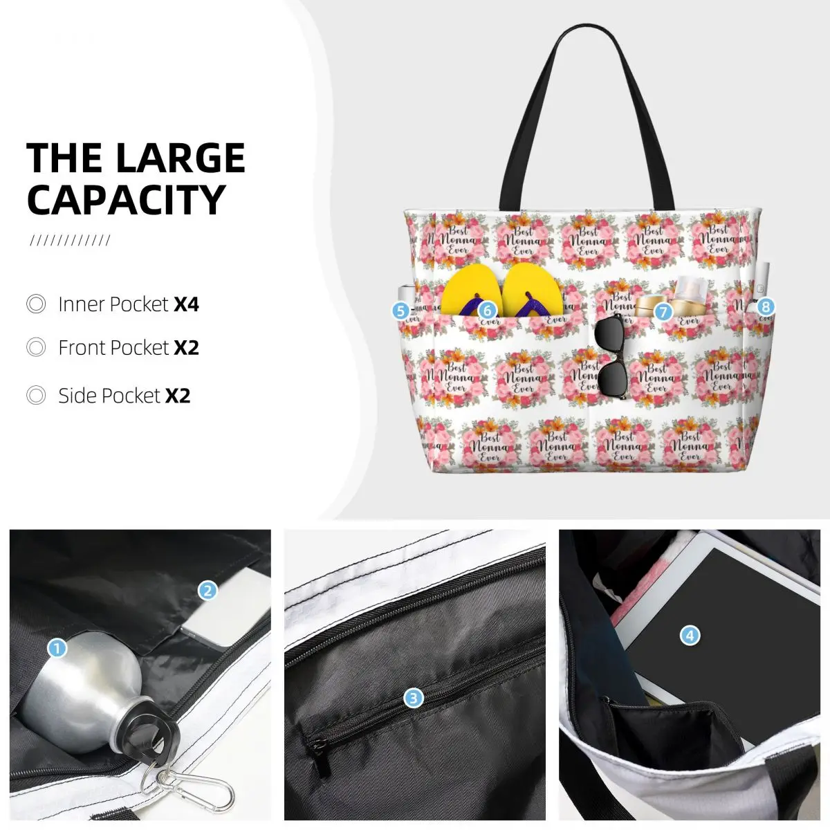 베스트 논나 에버 - 재미있는 할머니 어머니 비치 토트 - Women'S Best Bags For Travel 리뷰 및 가격