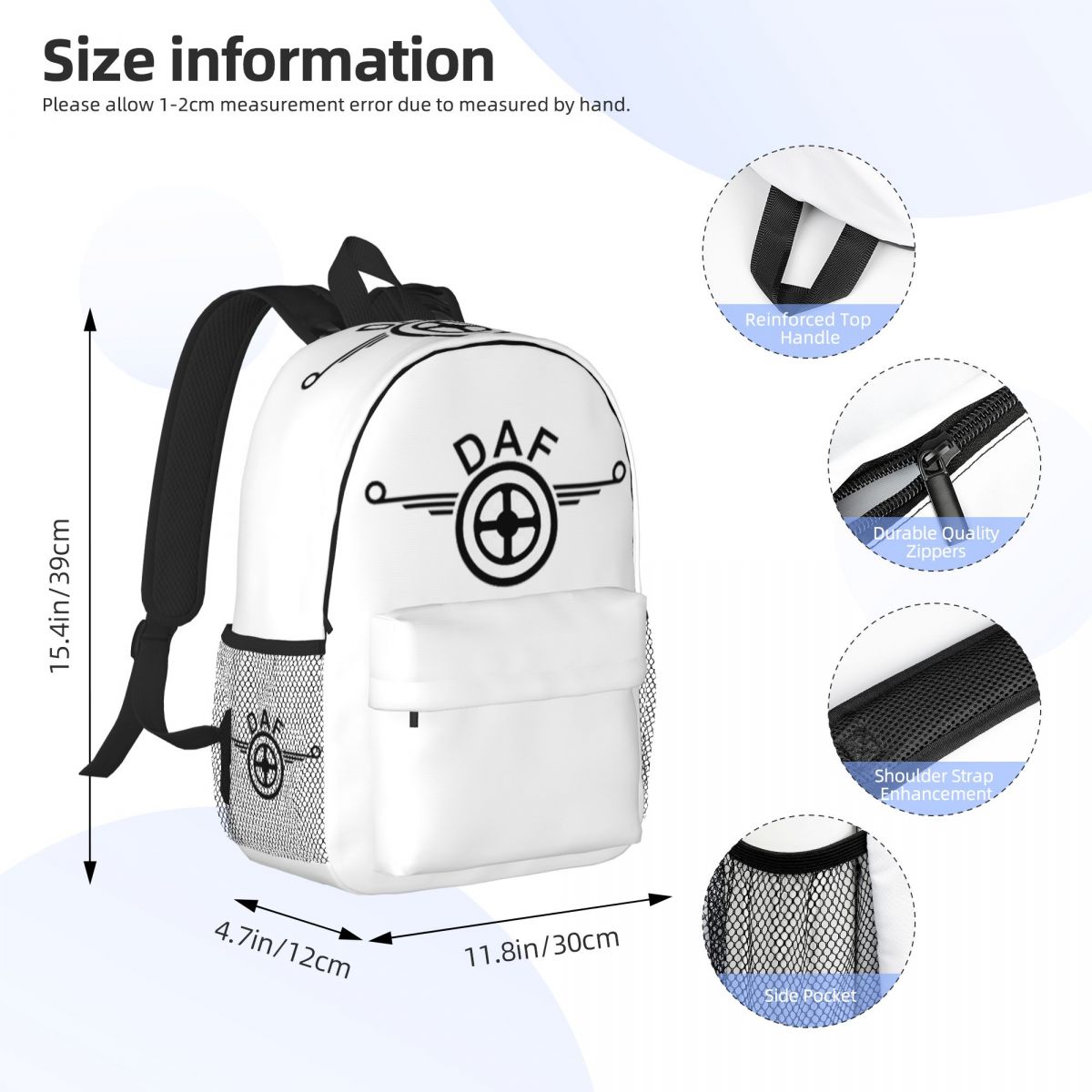 Daf 트럭 로고 벡터 디자인 백팩 데이팩 대용량 남녀 - Women Bags Vector 리뷰 및 가격