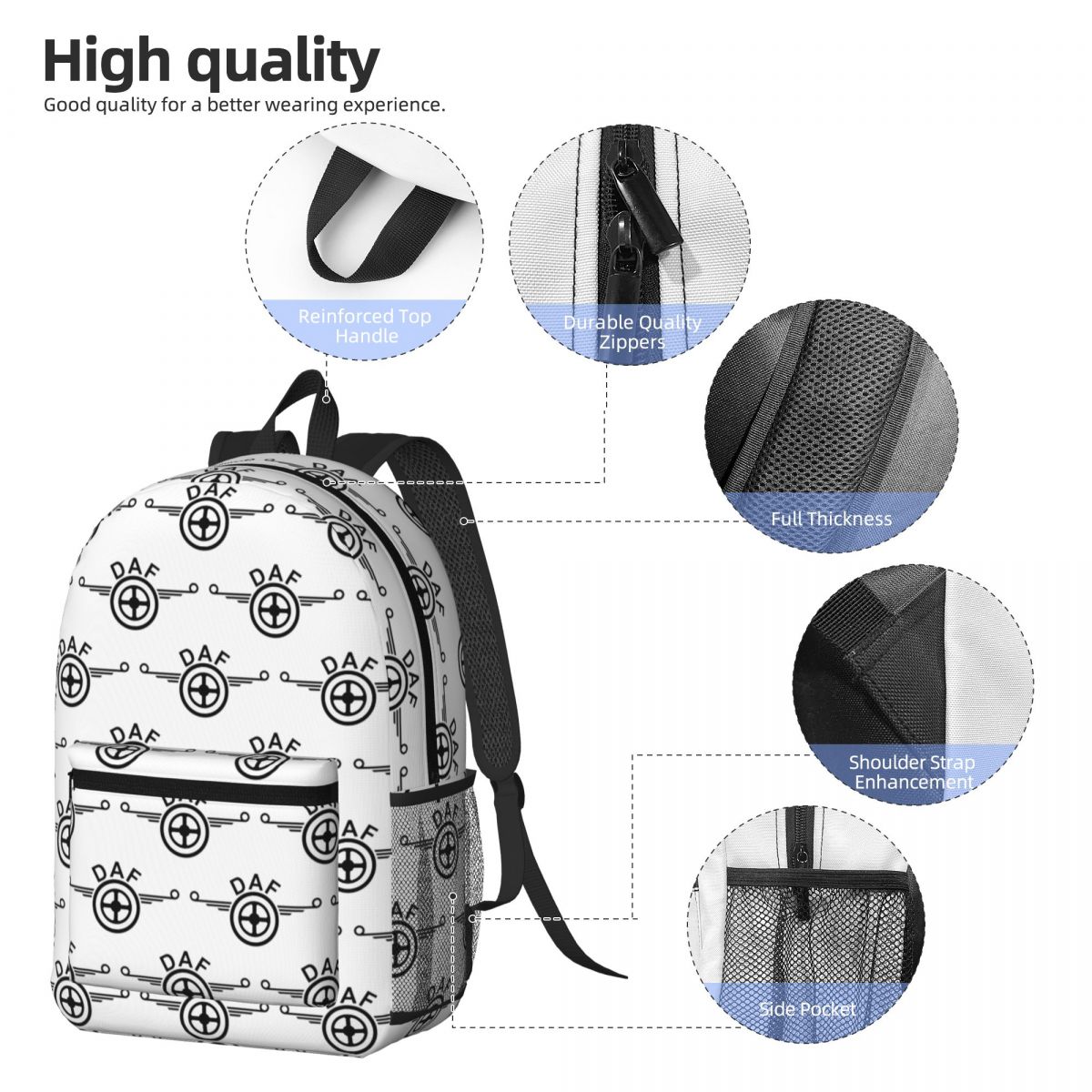 Daf 트럭 로고 벡터 디자인 배낭 데이팩 대용량 어린 - Women Bags Vector 리뷰 및 가격
