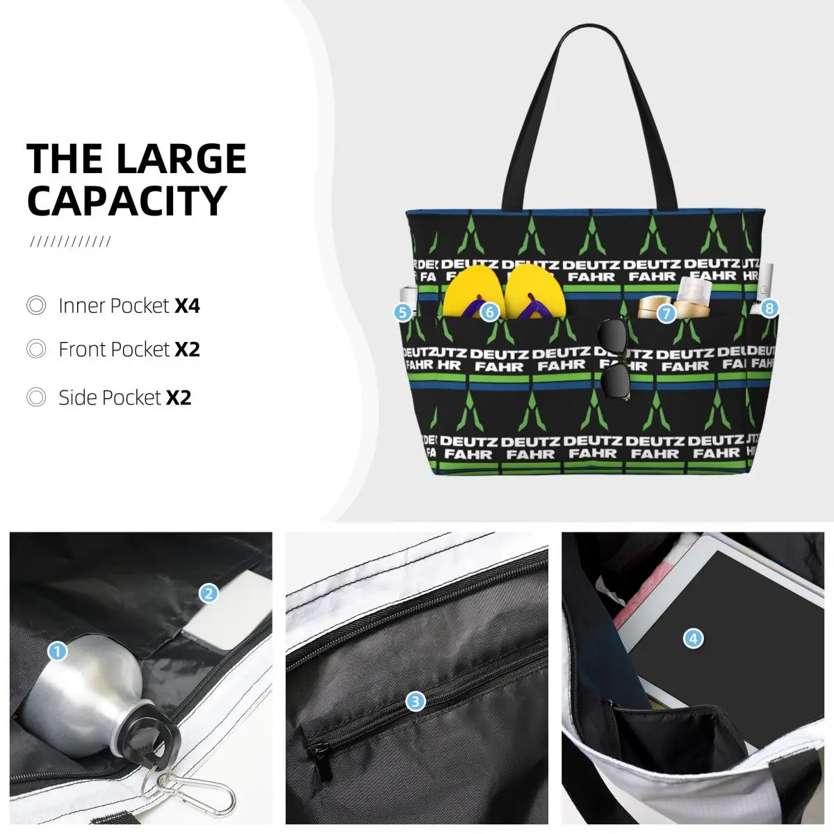 베스트셀러 도이츠 파르 로고 상품 에센셜 비치 토트백  - Women'S Best Bags For Travel 리뷰 및 가격
