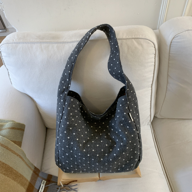 패셔너블한 여성 도트 패턴 탑 핸들 백 대용량 경량 숄 - Women'S Best Bags For Travel 리뷰 및 가격