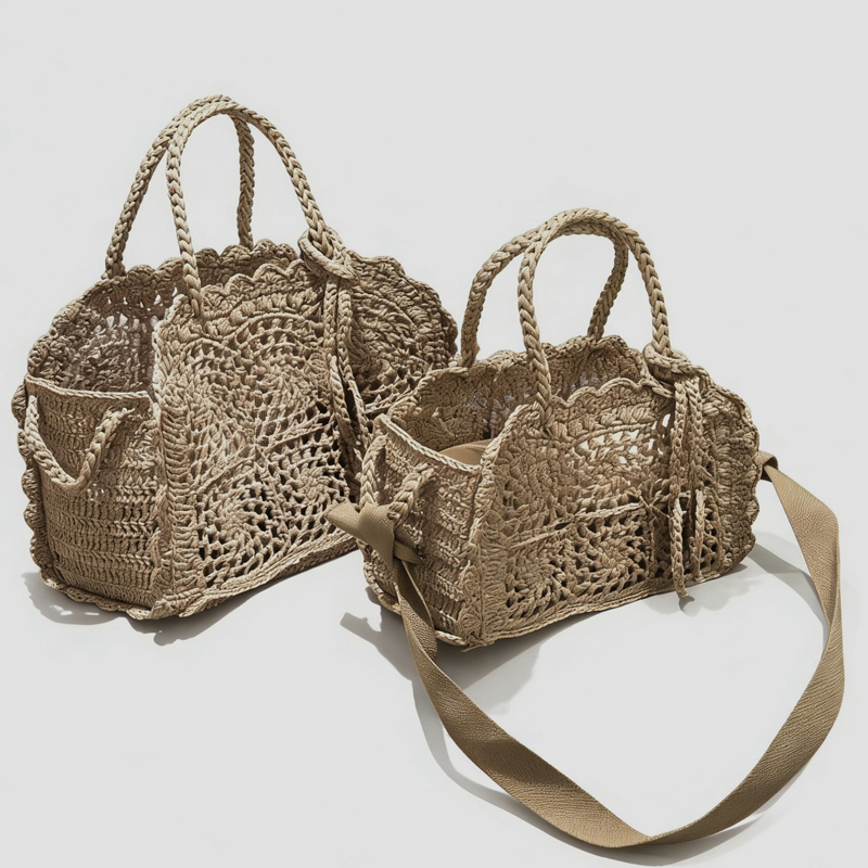 보헤미안 스타일 리틀 투리스모 비치 여성용 중공 토트  - Women Bags On Sale 리뷰 및 가격