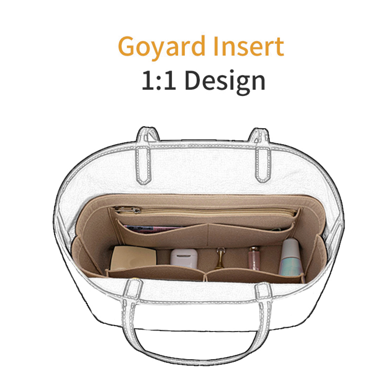 여성용 펠트 삽입 가방 정리함, 고야드 토트 메이크업  - Women Bags Goyard 리뷰 및 가격
