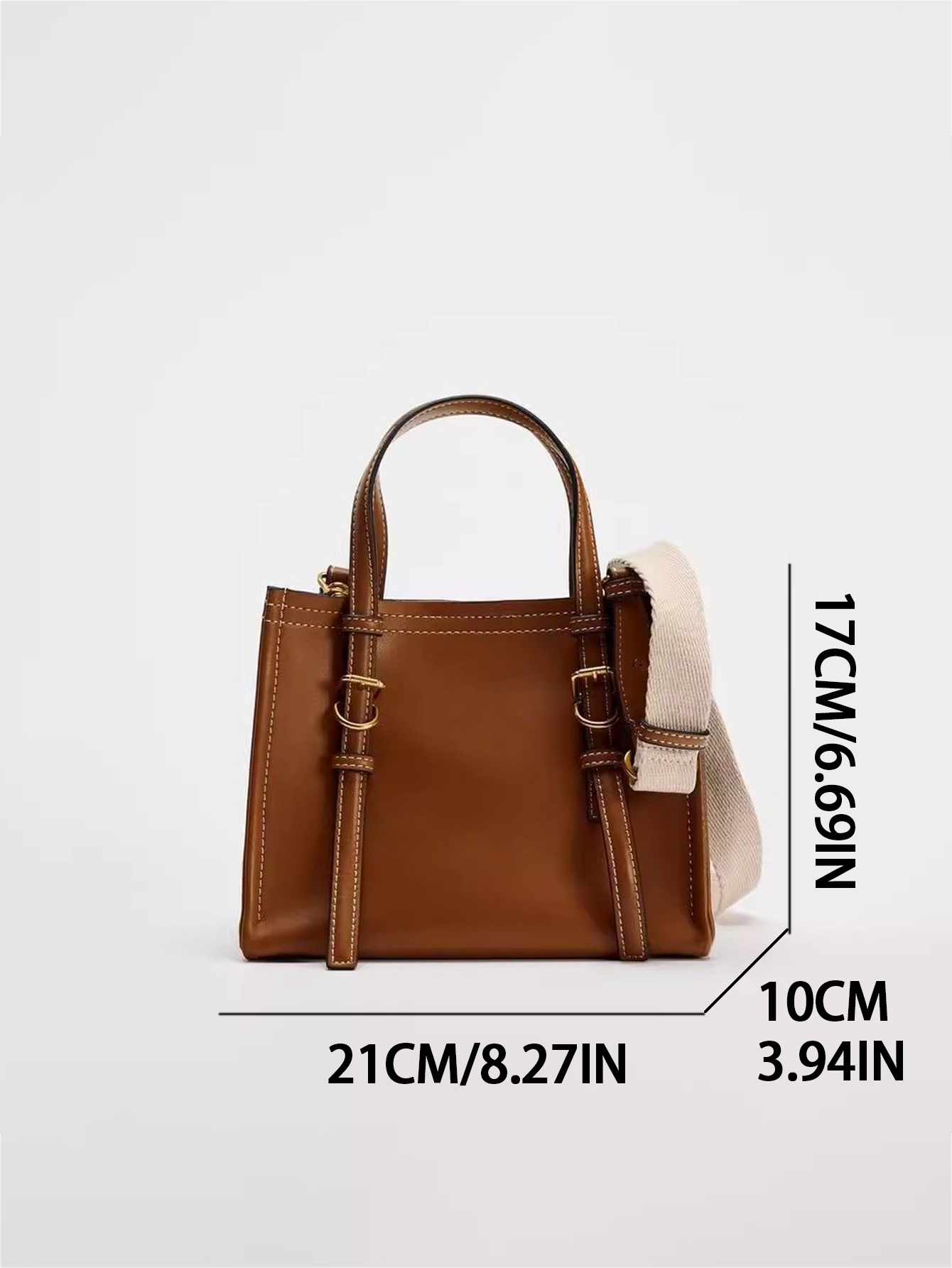 크로스보더 2024 브라운 옐로우 핸드백 가을 신제품, - Women Bags Zara 리뷰 및 가격