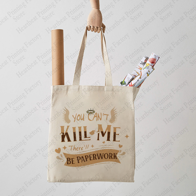 Aziraphale Good Omens 패턴 토트백,  - Women'S Best Bags For Travel 리뷰 및 가격