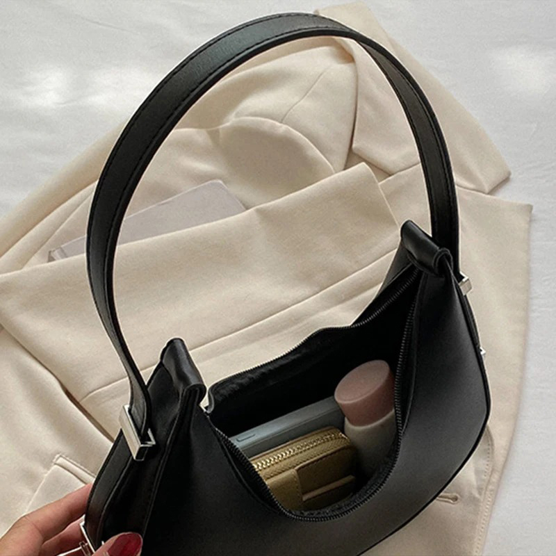 여성용 겨드랑이 가방 고급 PU 가죽 숄더백 소형 클러 - Women Bags On Sale 리뷰 및 가격
