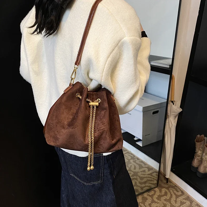부드러운 인조 스웨이드 심플 출퇴근 크로스백 실끈 여성 - Women Bags Zara 리뷰 및 가격