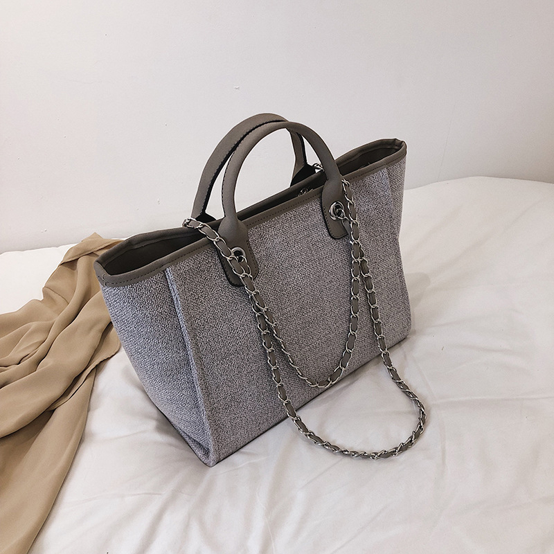 SGARR 고품질 여성 캔버스 핸드백 대용량 체인 숙녀 - Women Bags Zara 리뷰 및 가격