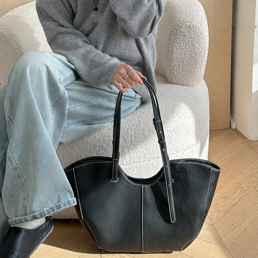 여성용 빈티지 핸드백 대용량 휴대용 쇼핑 숄더백, 럭셔 - Women Bags On Sale 리뷰 및 가격