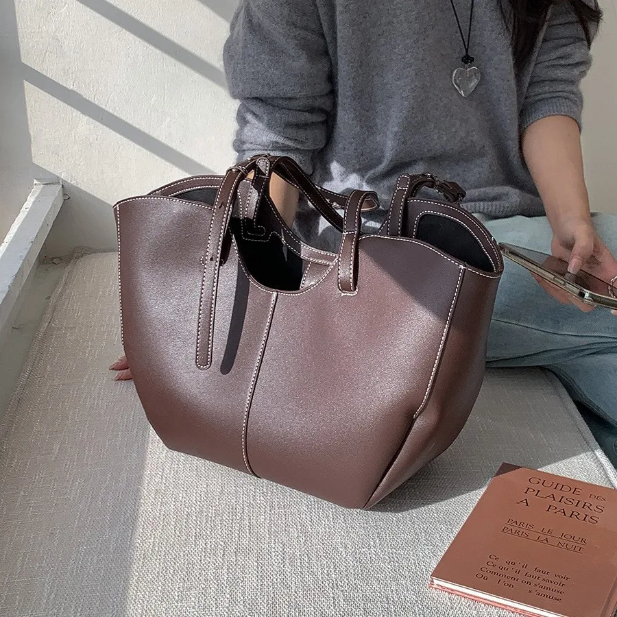 여성용 빈티지 핸드백 대용량 휴대용 쇼핑 숄더백, 럭셔 - Women Bags On Sale 리뷰 및 가격